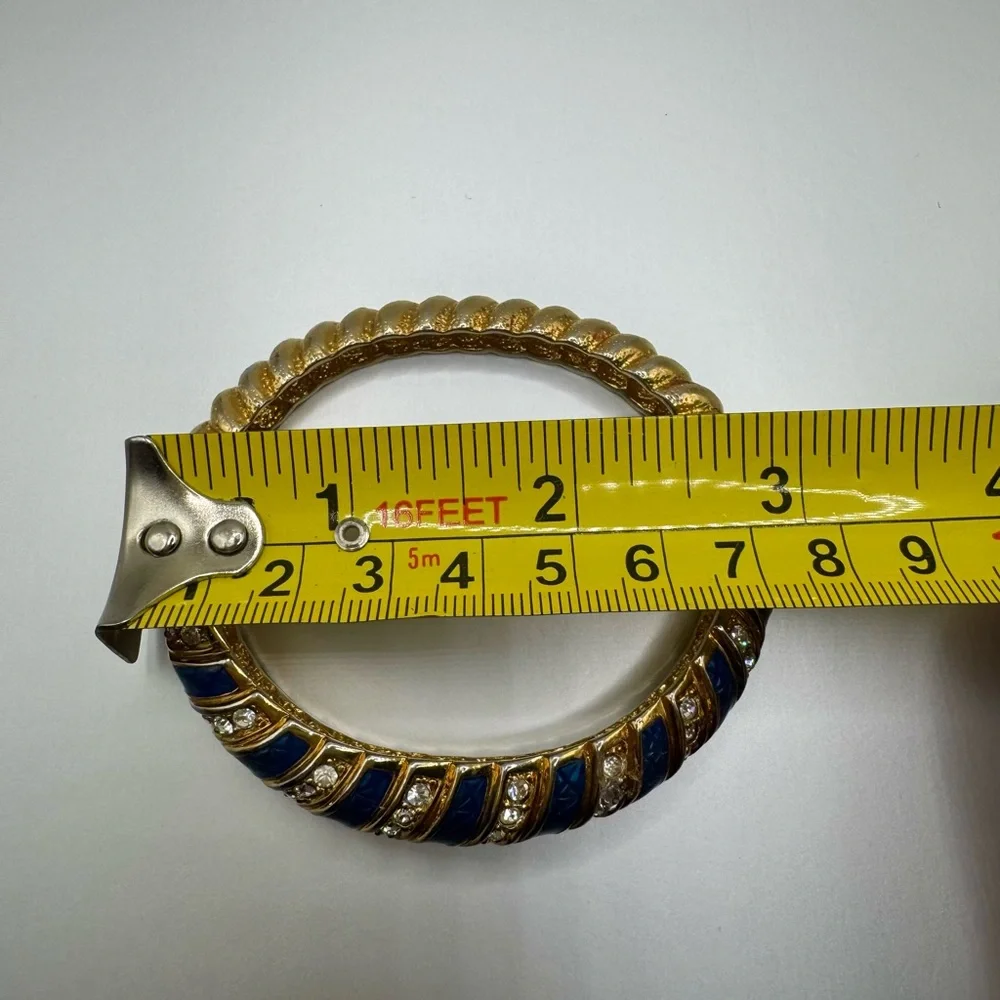 Camrose & Kross JBK Gold and Blue Bangle Bracelet - Picture 11 of 12